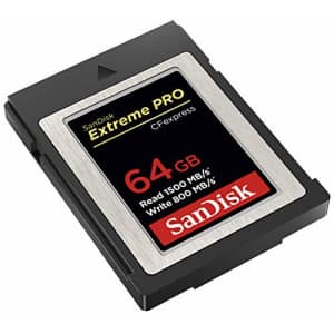 SanDisk 64GB Extreme PRO CFexpress Card Type B - SDCFE-064G-GN4NN for $60 SanDisk 64GB Extreme PRO CFexpress Card Type B - SDCFE-064G-GN4NN for $60