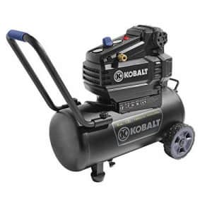 Kobalt 0300841 8-Gallon Portable Electric Horizontal Air Compressor for $241