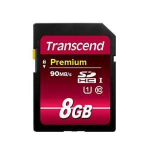 Transcend 8 GB High Speed 10 UHS Flash Memory Card (TS8GSDU1) for $11