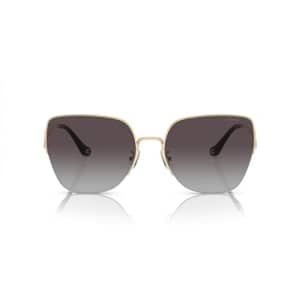 Coach HC7156D Sunglasses, Shiny Light Gold/Grey Gradient, 60 mm for $138