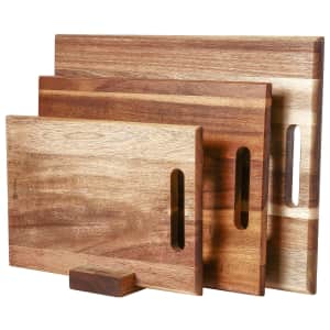 Yusotan Acacia Wood Cutting Board 3-Piece Set for $38 Yusotan Acacia Wood Cutting Board 3-Piece Set for $38
