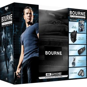 The Bourne 20th Anniversary Limited Edition Complete Collection in 4K UHD & Digital for $50