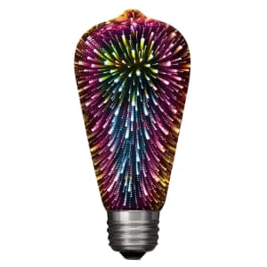 Feit Electric Infinity 3D Fireworks Effect LED Light Bulb for $12