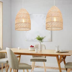 WalmHomie 1 Light Rattan Chandelier for $80 WalmHomie 1 Light Rattan Chandelier for $80