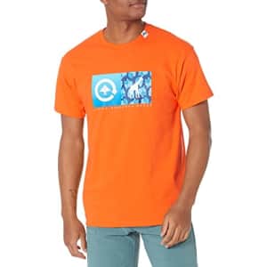 LRG Lifted Research Group Men's Collection T-Shirt, Camo Tribe Orange, 3X for $16