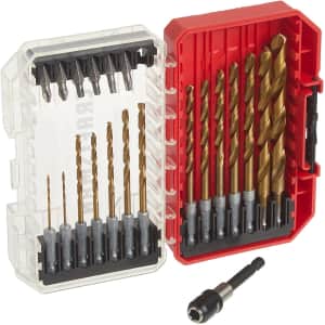 Craftsman 21-Piece Titanium Coated Drill Bit Set: $20