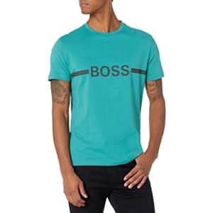 BOSS Men's Standard Rash Guard, Green Slate, S for $24