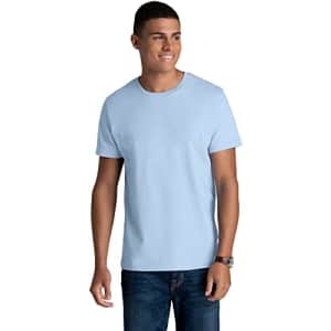 Fruit of the Loom Men's Recover Cotton T-Shirt Made with Sustainable, Low Impact Recycled Fiber, for $14