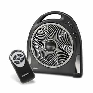 Holmes 12-Inch Fan | Blizzard Rotating Fan with Remote Control, Black for $42 Holmes 12-Inch Fan | Blizzard Rotating Fan with Remote Control, Black for $42