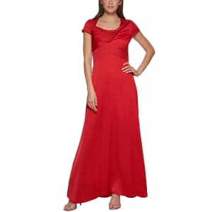 DKNY Women's Satin Crepe Gown for $46