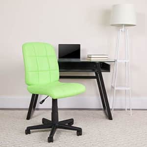 Flash Furniture Mid-Back Green Quilted Vinyl Swivel Task Office Chair for $77