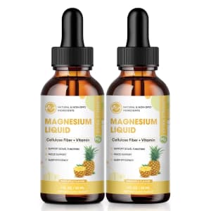 Magnesium Glycinate Liquid Drops with Vitamins for $11