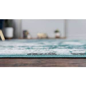 Unique Loom Sofia Traditional Area Rug, 7' 0 x 10' 0, Turquoise for $123 Unique Loom Sofia Traditional Area Rug, 7' 0 x 10' 0, Turquoise for $123