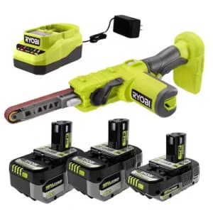 Ryobi ONE+ 18V Cordless File Sander Kit w/ 2 Batteries for $189 Ryobi ONE+ 18V Cordless File Sander Kit w/ 2 Batteries for $189