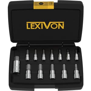 Lexivon SAE Hex Bit Socket 13-Piece Set for $14 Lexivon SAE Hex Bit Socket 13-Piece Set for $14