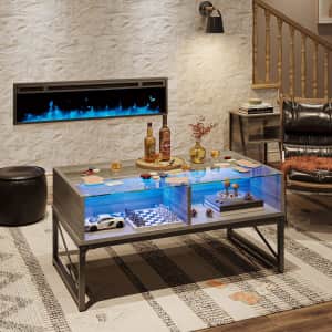 Bestier LED Coffee Table for $150 via Prime