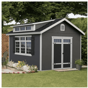 Handy Home DIY Windemere 10x12-Foot Deluxe Multi-purpose Wood Shed for $2,994