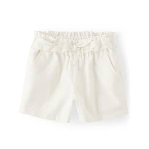 Gymboree,and Toddler Tie Front Linen Shorts,Simply White,12 for $12
