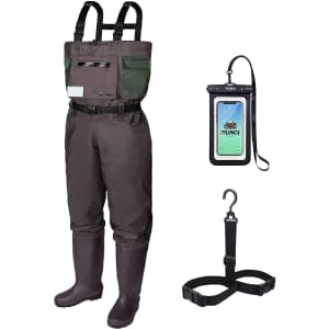 Runcl Chest Waders with Built-in Boots for $15