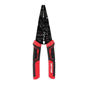 CRAFTSMAN Wire Stripping Tool / Wire Cutter & Crimper, 8-Inch (CMHT81714) for $16