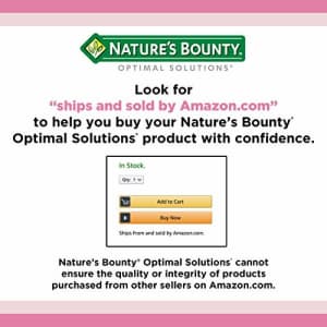 Hair Skin and Nails Vitamins with Biotin & Vitamin C by Nature's Bounty Optimal Solutions, Hair for $28