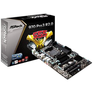 ASRock Motherboard ATX DDR3 1600 AMD AM3+ Motherboard 970 PRO3 R2.0 for $140 ASRock Motherboard ATX DDR3 1600 AMD AM3+ Motherboard 970 PRO3 R2.0 for $140