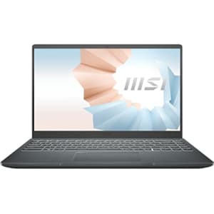 MSI Modern 15 Thin and Light Daily Laptop: 15.6" FHD 1080p, Intel Core i7-1195G7, Intel Iris Xe, for $593