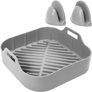 Smartake 8.1" x 2" Air Fryer Silicone Liner for $11