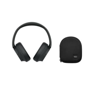 Sony WHCH720N Wireless Over The Ear Noise Canceling Headphones with 2 Microphones (Black) Bundle for $100