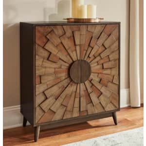 Home Decorators Collection Starburst Pattern Wood Accent Cabinet for $239 Home Decorators Collection Starburst Pattern Wood Accent Cabinet for $239
