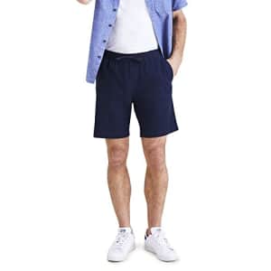 Dockers Men's Ultimate Straight Fit 7.5" Pull on Shorts with Supreme Flex, (New) Navy Blazer for $35