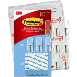 3M Command Medium Wire Toggle Hook 10-Pack for $13