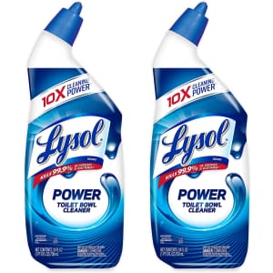 Lysol 24-oz. Power Toilet Bowl Cleaner 2-Pack for $3.27 via Sub & Save