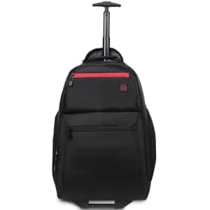 Protege 22" Rolling Backpack with Telescopic Handle for $29