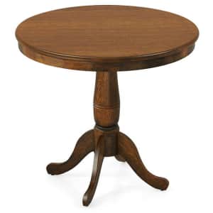 Gymax 32" Round Pedestal Dining Table for $116