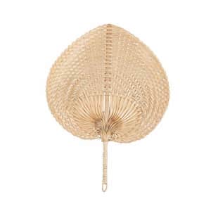 Fun Express Natural Bamboo Raffia Fans (set of 12) Luau and Tropical Party Supplies for $22