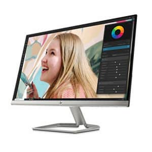 HP 27-Inch FHD Monitor with Built-in Audio (27fwa, White) (Renewed) for $149