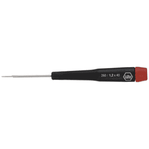 Wiha Tools Wiha 96012 Slotted Screwdriver with Precision Handle, 1.2 x 40mm for $10