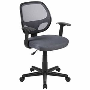 Flash Furniture Flash Fundamentals Mid-Back Gray Mesh Swivel Ergonomic Task Office Chair with Arms for $99