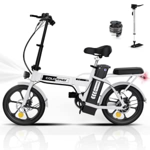 Colorway 36V 8.4AH 500W Foldable Electric Bike for $428