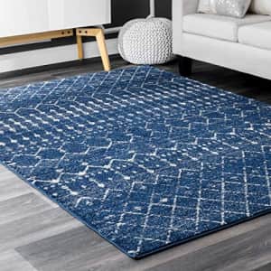 nuLOOM Moroccan Blythe Runner Rug, 2' 6" x 6', Blue for $50 nuLOOM Moroccan Blythe Runner Rug, 2' 6" x 6', Blue for $50
