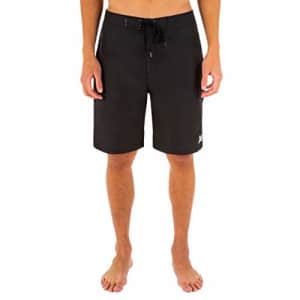 Hurley Men's One and Only 21" Board Shorts, Black, 34 for $37