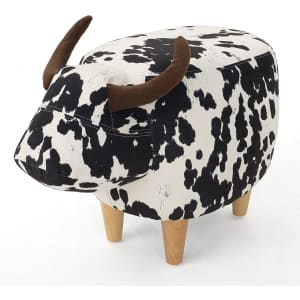 Christopher Knight Home Bessie Velvet Cow Ottoman for $73