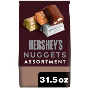 Hershey's Nuggets 31.5-oz. Party Pack Assorted Chocolate for $7.76 via Sub & Save