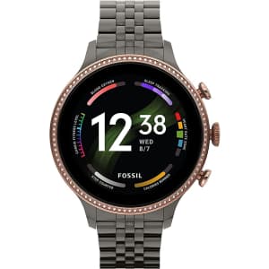 Fossil Women's Gen 6 42mm Touch Smart Watch for $189 Fossil Women's Gen 6 42mm Touch Smart Watch for $189