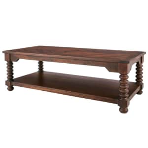 Home Decorators Collection Glenmore 54" Rectangle Solid Wood Coffee Table for $384