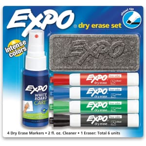 Expo Low Odor Dry Erase Marker Starter Set for $5.11 via Sub & Save Expo Low Odor Dry Erase Marker Starter Set for $5.11 via Sub & Save