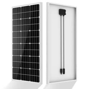 Eco-Worthy 100W 12V Monocrystalline Solar Panel for $47