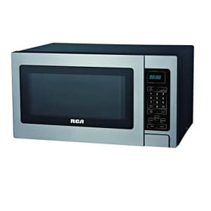 RCA RMW1126 1.1 Cubic Foot Microwave, Stainless Steel for $103