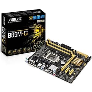 ASUS Micro ATX DDR3 1600 LGA 1150 Motherboard B85M-G for $130 ASUS Micro ATX DDR3 1600 LGA 1150 Motherboard B85M-G for $130